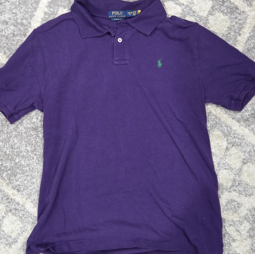 Kids Ralph Lauren Classic Fit Purple Polo